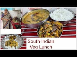 Pavakkai Pitlai & Brinjal Fry I Traditional South Indian Veg Lunch
