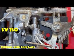 Mountfield SV150 Springs And Linkages Diagram