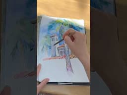 It is beautiful! Or not? Painting an awesome place 🎨🌴