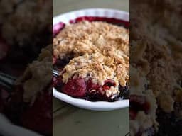 Sweep-the-Kitchen Fruit Crumble #Recipe