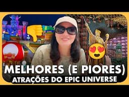 MELHORES E PIORES ATRAÇÕES DO EPIC UNIVERSE! RANKING DE TODAS AS ATRAÇÕES DO NOVO PARQUE