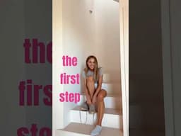 The first step 👟👟 to better health 🙅🏼‍♀️ Lucy 💖 #homeexercise #gettinghealthy #lucywyndhamread