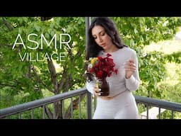 ASMR Slow Village Life - Gardening & Traditional Cooking [ Ear to Ear Whisper ] [ Nature Sounds ]