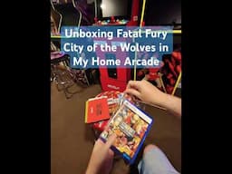 #unboxing #snk Fatal Fury City of the Wolves at #homearcade