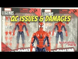 QC Issues & Damages -  Marvel Legends Maximum Series Spider-Man 3 Figure Overview