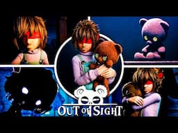 Escaping A Scary Mansion BLIND, Using A Teddy Bear's Eyes | Out of Sight GAMEPLAY