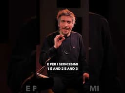 Impara le SUDDIVISIONI MUSICALI in 60 secondi🎵 con Marco Galiero #lezionidimusica