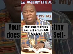 Always Remember, Your Book of Destiny does not Include Self-Sabotage! #shorts