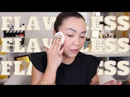 MY FLAWLESS (CUSHION) FOUNDATION ROUTINE!! NO CAKING + EASY BLENDING!!