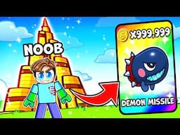 Starting as a NOOB with BEST PET in Climb and Jump Tower! (roblox)