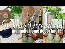 SUMMER 2025 DECORATING IDEAS + MAGNOLIA HOME DECOR HAUL || COTTAGE DECOR IDEAS || ROBIN LANE LOWE