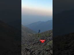 SKIING THE SCREE on White Mountain (14,000!) #climbing #explore #scree #views #shorts #trailrunning