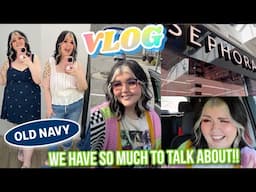 OLD NAVY PLUS TRY ON, Sephora Shopping, Let’s s CHAT DIET Talk Is Everywhere! I had a scope FINALLY