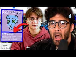 HasanAbi reacts to A Bot that Scams People | Michael Reeves