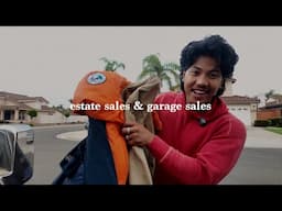 week in my life + sourcing for vintage clothes at garage & estate sales