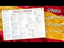 Spanish Grammar Explained in 55 minutes! (2025)