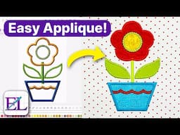 How to EASILY Digitize a Flower Applique Embroidery!