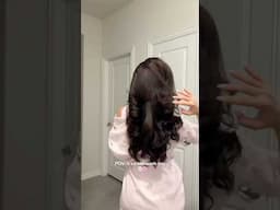 Asmr hair wash day + at home blowout routine 🤍 #asmr #haircare #vlog