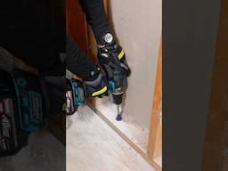 Wood Bottom Plate Hole Tips - #shorts #powertools #homerepairtutor #brandpartner