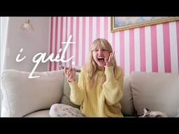 I quit my corporate job!