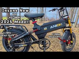 This New 60v Dual Motor Ebike is INSANE - 2025 ANIIOKI A8 Pro Max Dual Motor Bike Review!
