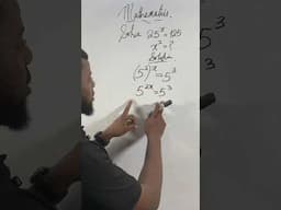 25ⁿ = 125? The Answer Go Shock You! 😲 | Quick Math Hack #shorts