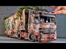 Restoration Abandoned Mercedes-Benz Actros Semi Trailer Truck