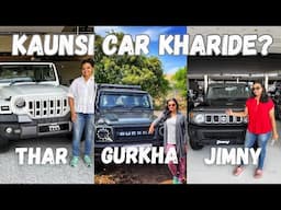 Which car to buy?? Thar Roxx | Jimny | Force Gurkha
