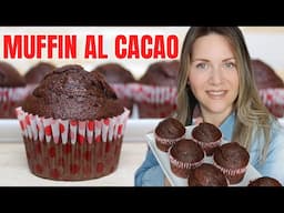 🧁MUFFIN MORBIDI e SOFFICI ricetta facile al CACAO