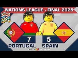 Nations League Final 2025 🏆 Portugal vs Spain 7-5 (2-2) Penalty Shootout & Goals Highlights lego