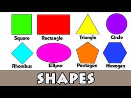 Shapes in English | List of Geometric Shapes | Shapes Vocabulary