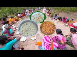 Fried Rice & Chicken Kosha cooking for village people | villfood Kitchen