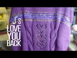 J's - #Sweet Heart Faux Swag Sweater Tutorial.  EP. 239.