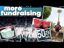 DAUGHTER PERFORMS & FUNDRAISES AT SEATTLE STORM GAME | CHEER FUNDRAISING AGAIN | PAINTING PREP DAY