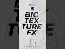 Create Pro Texture For Your Motion Graphics in After Effects