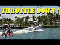 Boat Comes in Hot at Black Point ! Throttle Down ! (Chit Show)