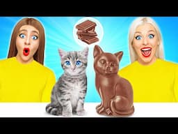 Real Food vs Chocolate Food Challenge | Funny Food War by Multi DO Fun Challenge