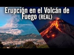ERUPCIÓN de volcán en Guatemala
