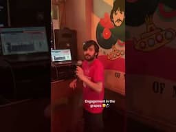 Woman brought to tears after boyfriend's surprise at The Grapes