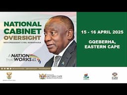 President Cyril Ramaphosa's oversight visit, engaging with the EC Provincial Executive Committee.