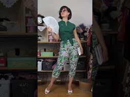 Styling A 1950s Handmade Outfit (Trousers and Blouse) 🪡🧵✨