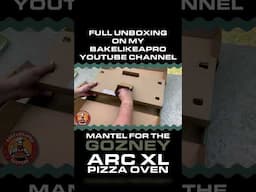 GOZNEY ARC XL PIZZA OVEN MANTEL UNBOXING #pizza #gozney #food