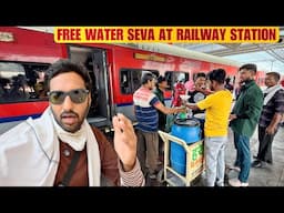 *Free Water Seva* Swarn Jayanti Exp Journey in General coach 🥵
