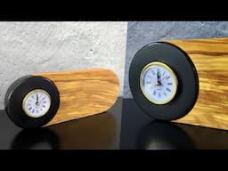 DIY Wooden Desk Clock | How to Make Desk Clock | Resin ART