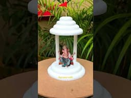 Ganpati ji decoration with Thermocol  #thermocolcraft #ganeshchaturthi #decoration