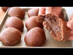 After this recipe, you will no longer buy bread❗ No knead, Best part is inside
