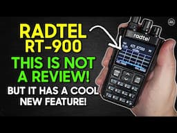 This RADTEL RT-900 Has A Cool New Feature With The Latest Firmware Update!
