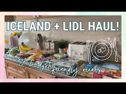 Iceland & Lidl Food Haul + Easy Family Meal Plan on a Budget! 🛒🍽️