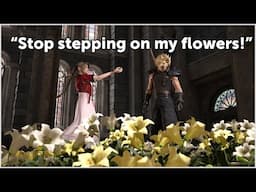 How Aerith Reacts - Church Flowers | FF7 Remake