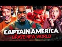 CAPTAIN AMERICA: BRAVE NEW WORLD (2025) MOVIE REACTION - CAP V RED HULK! - FIRST TIME WATCHING